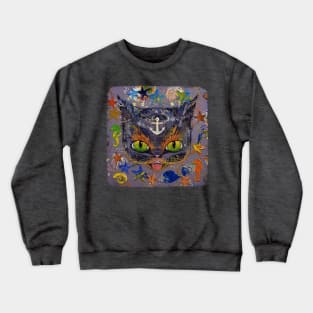 Cat Pirate Crewneck Sweatshirt